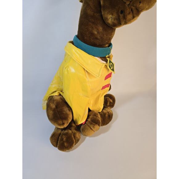 24" Scooby Doo Plush Rain Jacket Coat Rare 2001 Stuffed Animal Cartoon Network - Picture 3 of 9